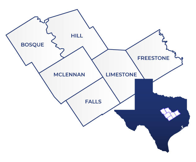 Heart of Texas Counties Heart of Texas Counties